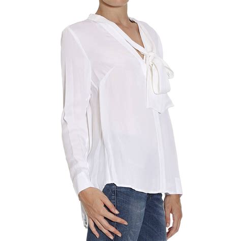 michael kors white shirt women's|michael kors sleeveless tops.